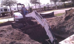 We are a commercial septic company that enjoys our work